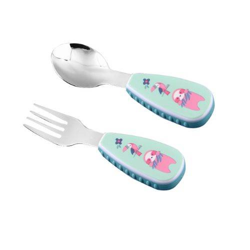 Animal Print Spoon & Fork