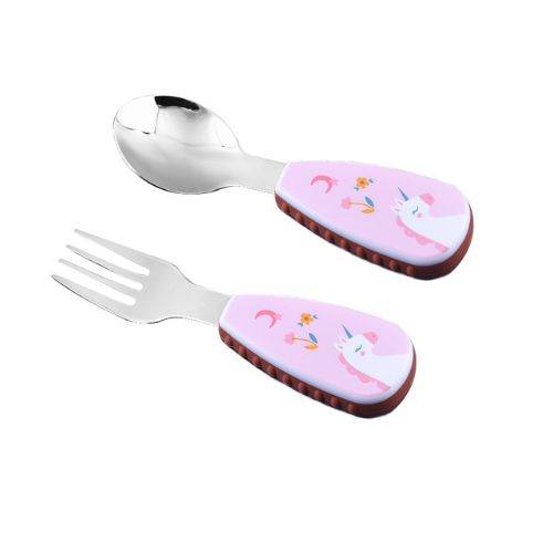 Animal Print Spoon & Fork