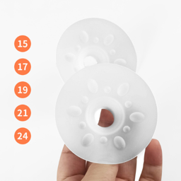 Wearable flange insert 