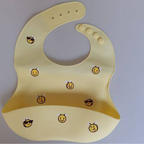 Smiley Bib Yellow