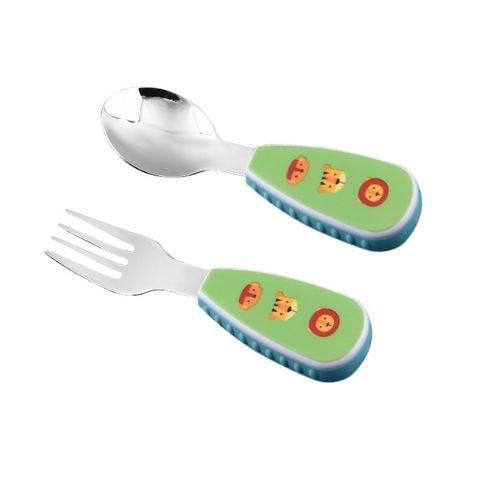 Animal Print Spoon & Fork