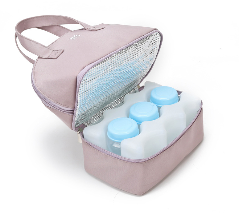Breast milk cooler bag-1 with ice pack-2