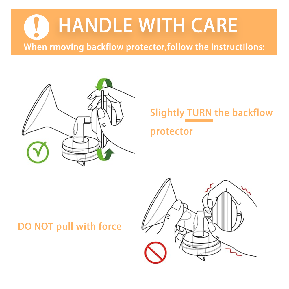 Replacement Parts for spectra Pump backflow protector by Moms sunshine  - pack of 1