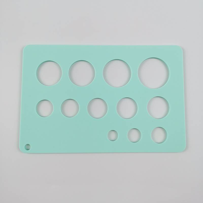 Silicone measuring card